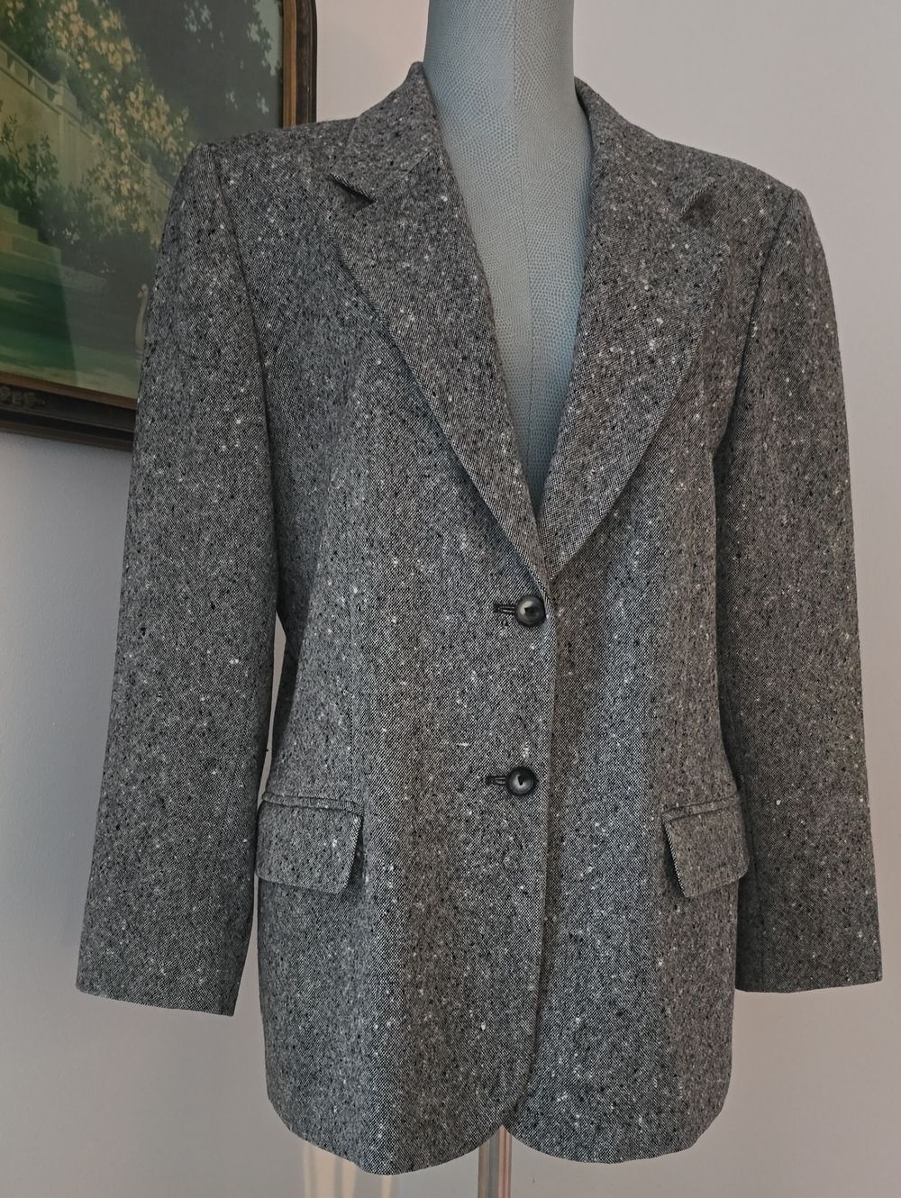 Pendleton | Classic Gray Tweed Blazer Jacket - Picture 3 of 7